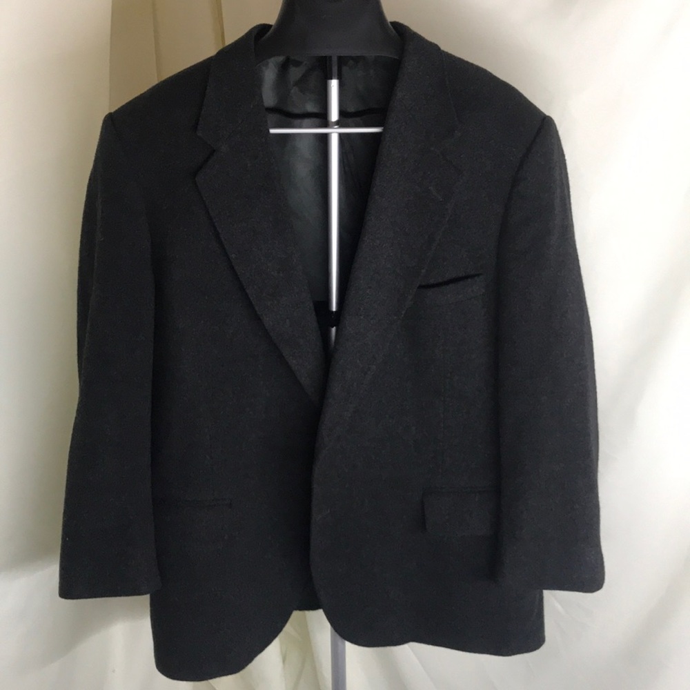 Vtg Club Room 100% Camelhair Jacket made in USA